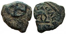 Judaea. Herod the Great, 40-4 BC. AE Half Prutah.