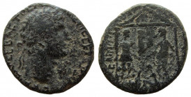 Judaea. Agrippa I, 37-43 AD. Caesarea Maritima mint. AE 25 mm.