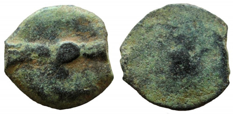 Judaea. Procurators. Cast AE Prutah Flan. 

16 mm. Weight: 2.57 gm. Unstruck c...