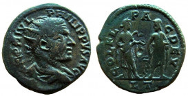 Thrace. Deultum. Philip I, 244-249 AD. AE 22 mm.
