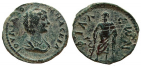 Peloponnesos. Phialea-Phigaleia. Julia Domna, 198-209 AD. AE 22 mm.