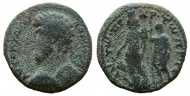 Decapolis. Gerasa. Lucius Verus, 161-169 AD. AE 24 mm.