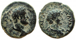Judaea. Aelia Capitolina. Antoninus Pius, with Marcus Aurelius as Caesar, 138-161 AD. AE 22 mm.