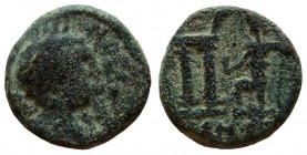 Judaea. Antipatris. Elagabalus, 218-222 AD. AE 17 mm.