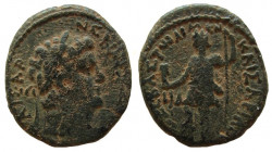 Judaea. Caesarea Maritima. Nero, 54-68 AD. AE 23 mm.