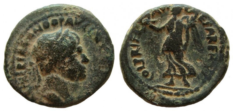 Judaea. Caesarea Maritima. Trajan, 98-117 AD. AE 22 mm. 

Weight: 9.58 gm. Str...