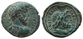 Judaea. Caesarea Maritima. Marcus Aurelius, 161-180 AD. AE 24 mm.