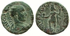 Judaea. Caesarea Maritima. Trajan Decius, 249-251 AD. AE 26 mm.