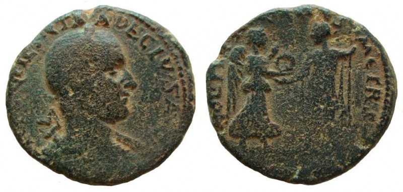 Judaea. Caesarea Maritima. Trajan Decius, 249-251 AD. AE 29 mm. 

Weight: 21.7...