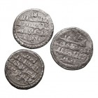 MONEDAS ÁRABES
IMPERIO ALMORÁVIDE
Quirate. AR. Lote de 3 monedas. V.1768, 1775 y 1846. MBC.