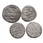 MONEDAS ÁRABES
IMPERIO ALMORÁVIDE
Quirate. AR. Lote de 4 monedas. V.1775 y 1826. MBC+/MBC.