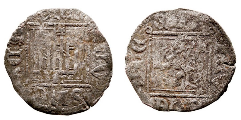 MONEDAS MEDIEVALES
CORONA CASTELLANO LEONESA
ENRIQUE II
Noven. VE. León. Con ...