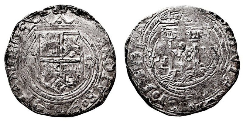 MONARQUÍA ESPAÑOLA
JUANA Y CARLOS
Real. AR. Méjico O. s/f. Con M superada de r...