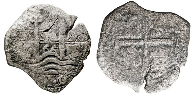 MONARQUÍA ESPAÑOLA
CARLOS II
8 Reales. AR. Potosí E. 1666. 17,78 g. Cal.No Cat...