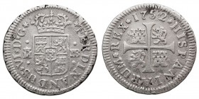 MONARQUÍA ESPAÑOLA
FERNANDO VI
1/2 Real. AR. Madrid JB. 1752. Cal.653. MBC-.