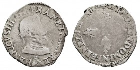 MONEDAS EXTRANJERAS
FRANCIA
ENRIQUE IV
1/2 Franc. AR. C.1541. DY.1212. Escasa. BC+/BC.