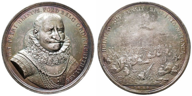 MEDALLAS
HOLANDA
AR-60. El Almirante Piet Heyn al mando de flota holandesa en ...