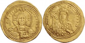 Constantine VIII, 15 December 1025 – 12 November 1028. Histamenon 1025-1028, AV 4.39 g. Nimbate bust of Christ facing, raising r. hand in benediction ...