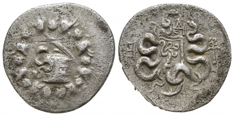 MYSIA, Pergamon. Circa 133-67 BC. AR Cistophoric Tetradrachm (26mm, 11.8 g). Str...