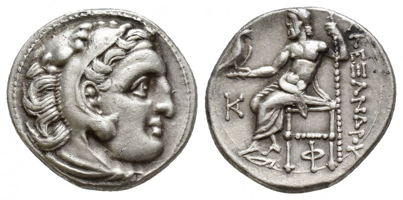 Kingdom of Macedon. Alexander III AR Drachm. (17mm, 4.4 g) Kingdom of Macedon. A...