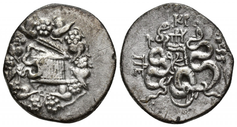 MYSIA, Pergamon. Circa 166-67 BC. Cistophoric Tetradrachm (Silver, 24mm, 12.3 g)...