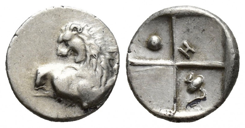 THRACE, Chersonesos. Circa 386-338 BC. AR Hemidrachm (13.6mm, 2.4 g). Forepart o...