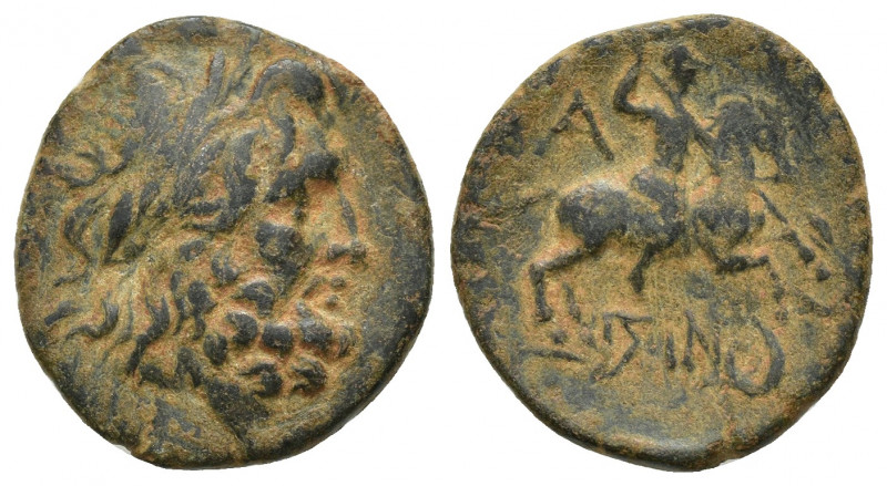 PISIDIA. Isinda. Ae (2nd-1st centuries BC). (19mm, 4.4 g) Obv: Laureate head of ...