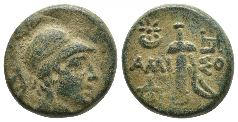 PONTOS, Amisos. Time of Mithradates VI Eupator. Circa 85-65 BC. Æ (19mm, 8.2 g )...