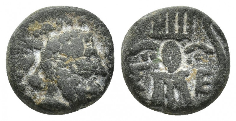 PISIDIA, Selge. Circa 2nd-1st Century BC. Æ (12mm, 2.7 g). Laureate head of Hera...