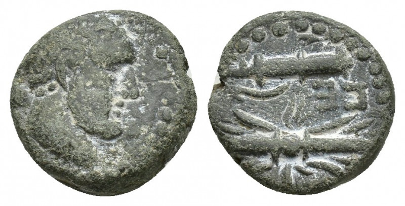 Pisidia, Selge Æ (11mm, 1.8 g) 2nd -1st centuries BC. Head of Herakles to right,...