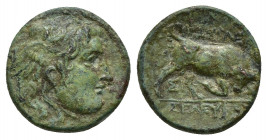Seleukid Kings of Syria. Seleukos I Nikator Æ (14mm, 2.g ) Seleukid Kings of Syria. Seleukos I Nikator Æ14. Antioch, 312-281 BC. Winged head of Medusa...