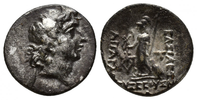 CAPPADOCIAN KINGDOM. Ariarathes IX (99–ca. 85 BC). AR drachm (17mm, 3.6 g). Diad...