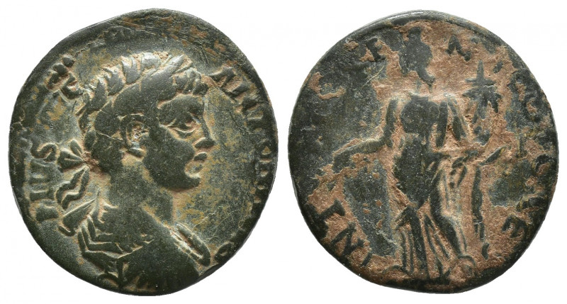 Pisidia, Antioch. Caracalla. A.D. 198-217. AE 22 (21mm, 5.5 g). ANTONINVS PIVS A...