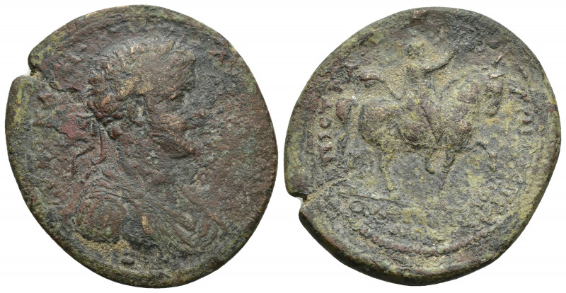 LYDIA. Thyateira. Commodus, 177-192. (Bronze, 37mm, 20.8 g), struck under Marcus...