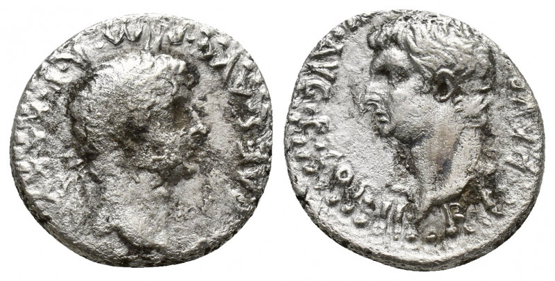 CAPPADOCIA. Caesarea. Tiberius with Drusus Caesar (14-37). Drachm. (17mm, 2.9 g)...