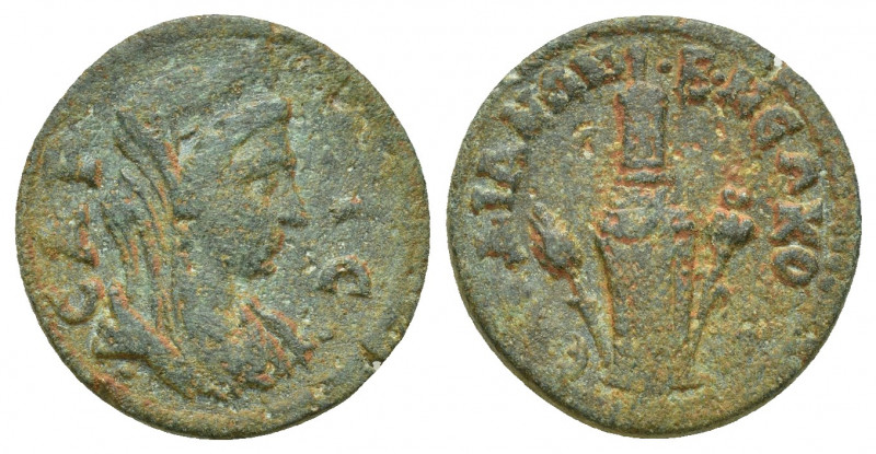 LYDIA. Sardis. Pseudo-autonomous. Time of Caracalla to Elagabalus (198-222). Ae....