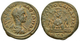Cappadocia, Caesarea. Severus Alexander. A.D. 222-235. AE (27mm, 12.6 g) Obverse: ΑΥ Κ ϹƐΟΥΗ ΑΛƐΞΑΝΔΡ; laureate and draped bust of Severus Alexander, ...