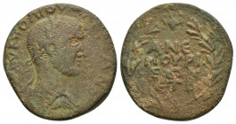 CILICIA. Anemurium. Valerian I (253-260). Ae. (24mm, 11.3 g) Dated RY 3 (255/6). Obv: AY K ΠO ΛI OYAΛЄPIANON. Laureate, draped and cuirassed bust righ...