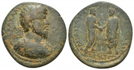 CILICIA, Tarsus. Lucius Verus. AD 161-169. Æ (31mm, 20.5 g). Obverse: ΑVΤ ΚΑΙϹ Λ ΑΥΡΗΛΙΟϹ ΟΥΗΡΟϹ ϹƐΒ; laureate-headed bust of Lucius Verus wearing cui...