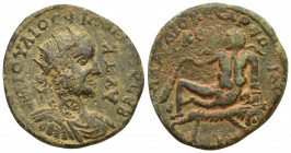 CILICIA, Diocaesarea. Philip I. AD 244-249. Æ (32mm, 22.3 g). Obverse: ΑΥΤ Κ Μ ΙΟΥΛΙΟϹ ΦΙΛΙΠΠΟϹ ϹƐΒ; Radiate, draped, and cuirassed bust right / Rever...