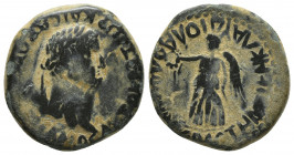 LYCAONIA, Laodicea Catacecaumene (as Claudiolaodicea Combusta). Vespasian, 69-79. Bronze (23mm, 10 g). ΑΥΤΟΚΡΑΤΩΡ ΚΑΙΣΑΡ ΟΥΕΣΠΑΣΙΑΝΟΣ Laureate head of...