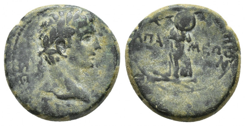 PHRYGIA. Apameia. Tiberius (14-37). Ae. (18mm, 4.5 g) Marcus Manneius, magistrat...