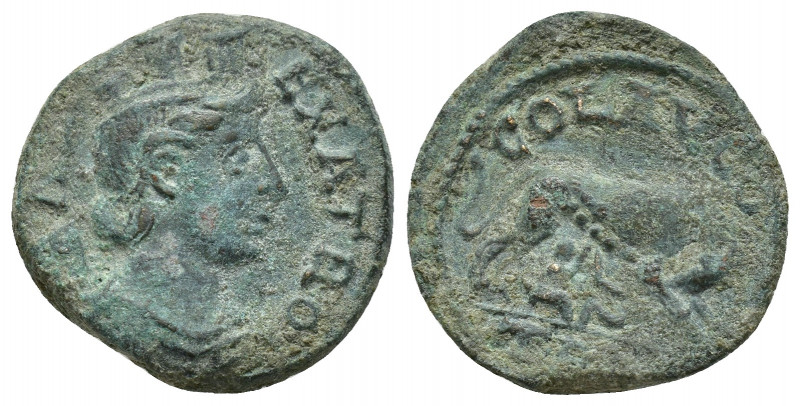 Troas, Alexandria Troas. Pseudo-autonomous issue. Mid 3rd century A.D. Æ assario...