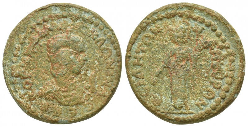 PAMPHYLIA. Side. Salonina (Augusta, 254-268). Ae (30mm, 17.7 g). Obv: KOPNHΛIA C...