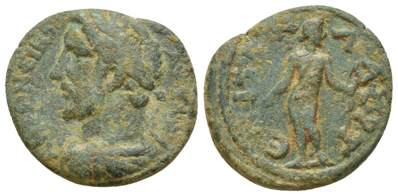 CILICIA, Laertes. Antoninus Pius. AD 138-161. Æ (23mm, 6.5 g). Laureate, draped,...