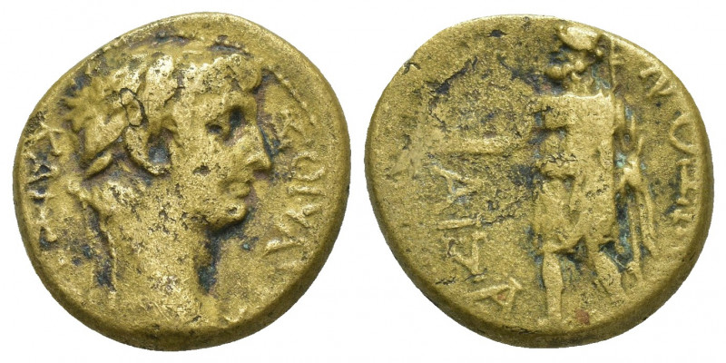 Phrygia, Aezanis. Claudius, 41-54 AD. AE. (18mm, 4.5 g) Obv: KΛAYΔIOC KAICAP. La...