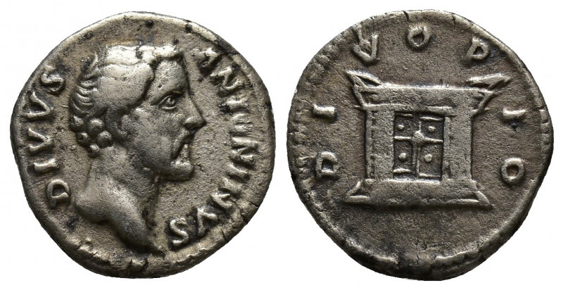 Antoninus Pius, Divus; Died 161 AD. Rome, Denarius, (17mm, 3.2 g). Obv: DIVVS - ...