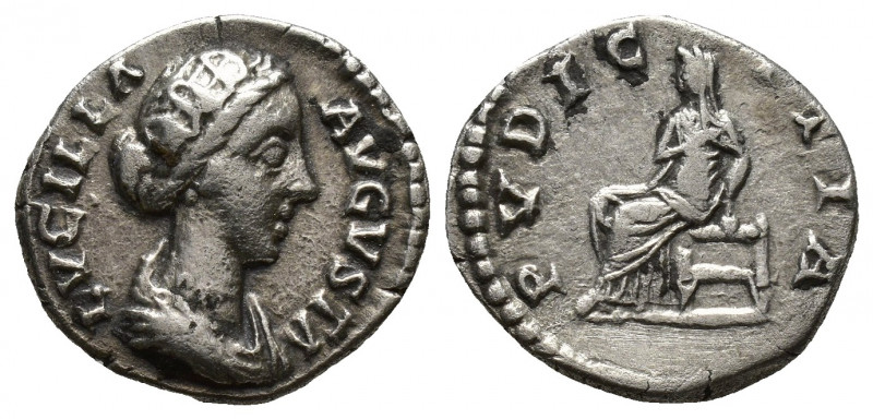 Lucilla, Augusta, 164-182. Denarius (Silver, 18.1mm, 3.7 g), struck under Marcus...