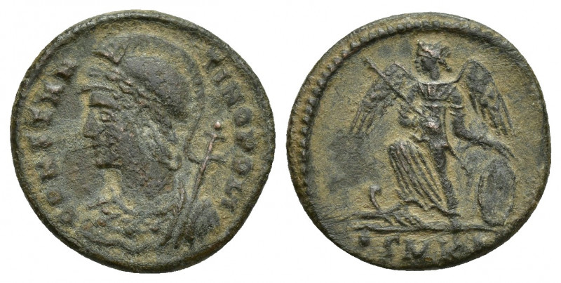 Constantine I (306-337), Nummus, Cyzicus, AD 331-334; AE (17mm, 2.3 g); CONSTAN ...