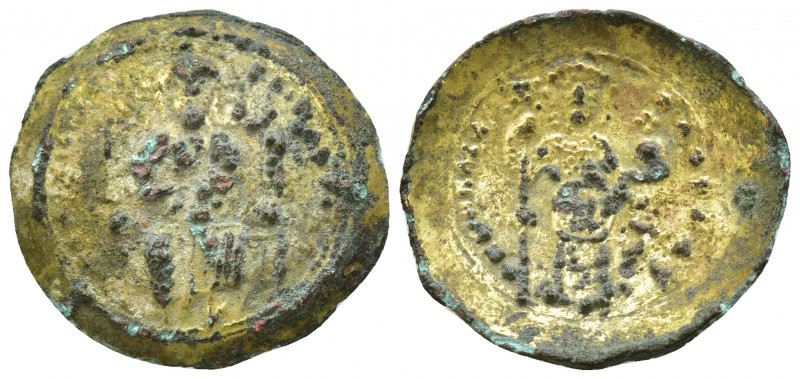 CONSTANTINE X DUCAS (1059-1067). Fourrée Histamenon. (24mm, 4.4 g) Imitating Con...